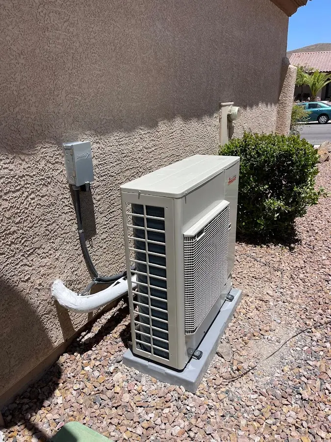 Residential air conditioning condenser unit in Corte Madera